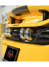 Fabspeed Supersport X-Pipe Exhaust System w/ Can-Am Quad Style Black Tips McLaren 650S 2014-2017                                     - FS.MCL.650S.SSXQB - Image 9