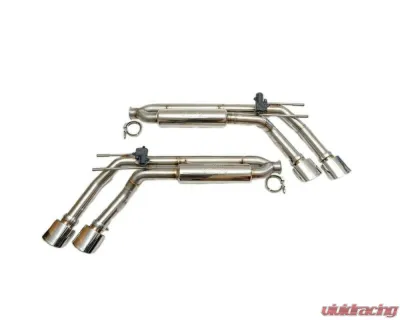 Fabspeed Valvetronic Exhaust System w/ Polished Stainless Steel Quad Tips Mercedes-Benz G-Wagen G63 AMG 2019+ - FS.MER.G63.VLVP