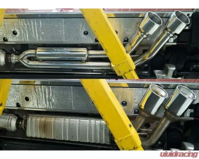 Fabspeed Valvetronic Exhaust System w/ Polished Stainless Steel Quad Tips Mercedes-Benz G-Wagen G63 AMG 2019+ - FS.MER.G63.VLVP