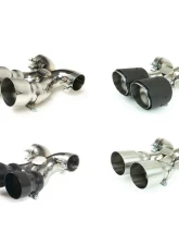Fabspeed Maxflo True X-Pipe w/ Single Wall Brushed Stainless Steel Dual Tips Porsche 718 Boxster | Cayman 2017+                                     - FS.POR.718.DLTBR - Image 7