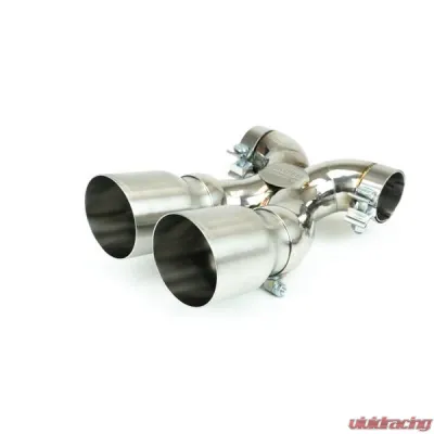 Fabspeed Maxflo True X-Pipe with Dual Tips Porsche 718 Boxster | Cayman 2017+ - FS.POR.718.DLTXX