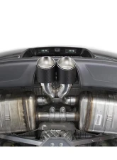 Fabspeed Maxflo True X-Pipe w/ Single Wall Brushed Stainless Steel Dual Tips Porsche 718 Boxster | Cayman 2017+                                     - FS.POR.718.DLTBR - Image 5