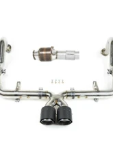 Fabspeed Maxflo with Sport Cat Package w/ Brushed Stainless Steel Tips Porsche 718 Boxster | Cayman 2017+                                     - FS.POR.718.MAXBR - Image 10