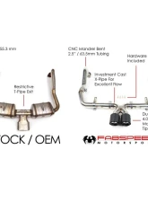 Fabspeed Maxflo with Sport Cat Package w/ Brushed Stainless Steel Tips Porsche 718 Boxster | Cayman 2017+                                     - FS.POR.718.MAXBR - Image 3