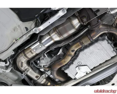 Fabspeed Maxflo with Sport Cat Package w/ Brushed Stainless Steel Tips Porsche 718 Boxster | Cayman 2017+ - FS.POR.718.MAXBR