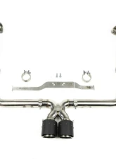Fabspeed Maxflo Catback Exhaust System w/ Brushed Stainless Steel Tips Porsche 718 Boxster | Cayman 2017+                                     - FS.POR.718.SSBR - Image 9