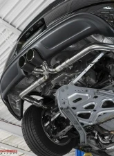 Fabspeed Maxflo Catback Exhaust System w/ Brushed Stainless Steel Tips Porsche 718 Boxster | Cayman 2017+                                     - FS.POR.718.SSBR - Image 8