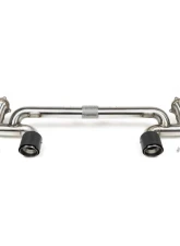 Fabspeed Lightweight Competition Exhaust System w/ Brushed Stainless Single Wall Tips Porsche 718 GT4 | GTS | Spyder (Late Model Bracket) 2020+                                     - FS.POR.718GT4.LCETDT - Image 10