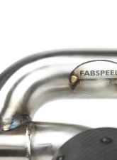Fabspeed Lightweight Competition Exhaust System w/ Brushed Stainless Single Wall Tips Porsche 718 GT4 | GTS | Spyder (Late Model Bracket) 2020+                                     - FS.POR.718GT4.LCETDT - Image 3