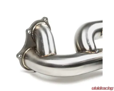 Fabspeed Lightweight Competition Exhaust System w/ Brushed Stainless Single Wall Tips Porsche 718 GT4 | GTS | Spyder (Late Model Bracket) 2020+ - FS.POR.718GT4.LCETDT