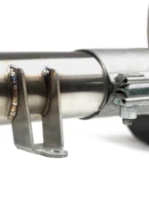 Fabspeed Lightweight Competition Exhaust System w/ Brushed Stainless Single Wall Tips Porsche 718 GT4 | GTS | Spyder (Late Model Bracket) 2020+                                     - FS.POR.718GT4.LCETDT - Image 7