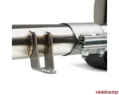 Fabspeed Lightweight Competition Exhaust System w/ Brushed Stainless Single Wall Tips Porsche 718 GT4 | GTS | Spyder (Late Model Bracket) 2020+ - FS.POR.718GT4.LCETDT