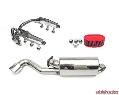 Fabspeed Sport Performance Package w/ Slantnose Oil Lines & Oval Outlet Tips Porsche 911 Turbo 930 1976-1989 - FS.POR.911T.SPKGSS