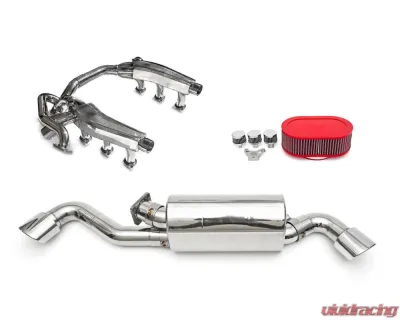 Fabspeed Sport Performance Package w/ Dual Oval Outlet Tips Porsche 911 Turbo 930 1976-1989 - FS.POR.911T.SPKGD