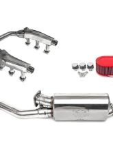 Fabspeed Sport Performance Package w/ Slantnose Oil Lines & Quad Outlet Tips Porsche 911 Turbo 930 1976-1989                                     - FS.POR.911T.SPKGSSQ - Image 6