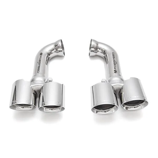 Fabspeed Deluxe Quad Tips (For PSE) Porsche 958 V6 2011-2014 - FS.POR.958V6.QDTX