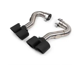 Fabspeed Deluxe Satin Black Quad Style Tips Porsche 955 S 2002-2007