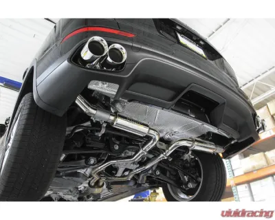 Fabspeed Carbon Fiber Deluxe Quad Style Tips Porsche 958.2 Cayenne Turbo | Turbo S 2015-2018 - FS.POR.9582T.QDTC