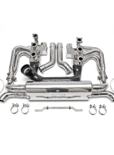 Fabspeed RSR Header Muffler Kit w/Heat Exchange & Oval Style Tips Porsche 964 Carrera 89-94                                     - FS.POR.964.RSRWHT - Image 7