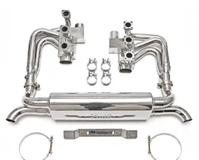 Fabspeed RSR Header Muffler Kit w/ Competition Muffler Outlets Tips Porsche 964 Carrera 89-94