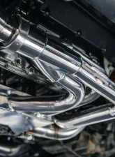 Fabspeed RSR Header Muffler Kit w/Heat Exchange & Oval Style Tips Porsche 964 Carrera 89-94                                     - FS.POR.964.RSRWHT - Image 5