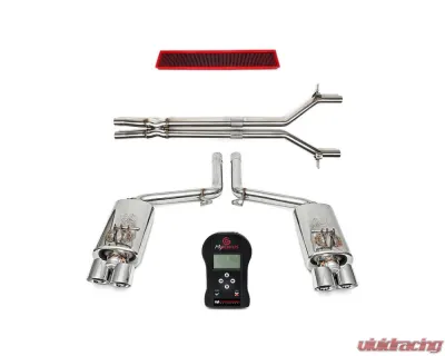 Fabspeed Performance Package w/ Polished Stainless Steel Tips Porsche 970 Panamera GTS 2010-2016 - FS.POR.970GTS.SPKGP