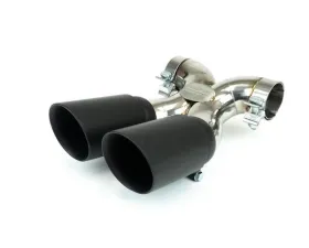 Fabspeed Maxflo True X-Pipe w/ Dual Satin Black Tips Porsche 987 Boxster | Cayman 2005-2008