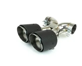 Fabspeed Maxflo True X-Pipe w/ Dual Carbon Fiber Tips Porsche 987 Boxster | Cayman 2005-2008