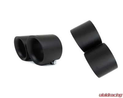 Fabspeed Supersport X-Pipe Exhaust System w/ Satin Black Tips & Valves Ferrari F430 2005-2009 - FS.FER.430.SSXTVB