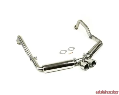 Fabspeed Supercup Race Exhaust System w/ Polished Stainless Steel Tips Porsche 981 Boxster | Cayman 2013-2016 - FS.POR.981.SCUPP