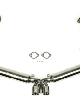 Fabspeed Supercup Race Exhaust System w/ Polished Stainless Steel Tips Porsche 981 Boxster | Cayman 2013-2016                                     - FS.POR.981.SCUPP - Image 8