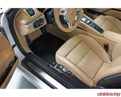 Fabspeed Driver and Passenger Side Carbon Fiber Track Mats Porsche 718 Boxster | Cayman 2017+ - FS.POR.718.TM