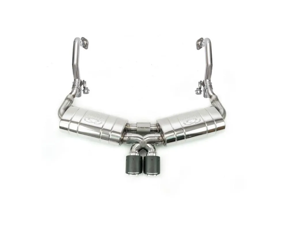 Fabspeed TrackTec Valve Bypass Exhaust System w/ Satin Black Tips Porsche 981 Boxster | Cayman 2013-2016 - FS.POR.981.TTCBVC