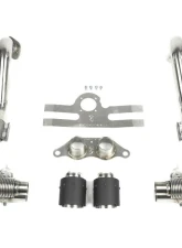 Fabspeed Valvetronic GT3 Muffler Conversion Kit w/ Re-Use OEM Tips Porsche 981 Cayman GT4 | Spyder 2015-2016                                     - FS.POR.981GT4.GT3CK - Image 8