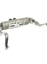 Fabspeed Valvetronic GT3 Muffler Conversion Kit w/ Re-Use OEM Tips Porsche 981 Cayman GT4 | Spyder 2015-2016                                     - FS.POR.981GT4.GT3CK - Image 4