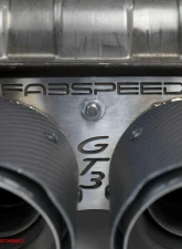 Fabspeed Valvetronic GT3 Muffler Conversion Kit w/ Re-Use OEM Tips Porsche 981 Cayman GT4 | Spyder 2015-2016                                     - FS.POR.981GT4.GT3CK - Image 6