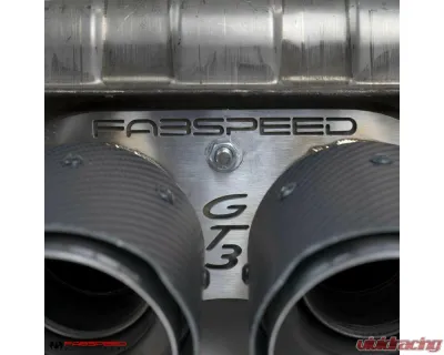 Fabspeed Valvetronic GT3 Muffler Conversion Kit w/ Re-Use OEM Tips Porsche 981 Cayman GT4 | Spyder 2015-2016 - FS.POR.981GT4.GT3CK