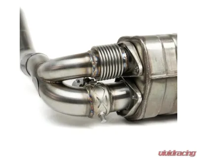 Fabspeed Valvetronic GT3 Muffler Conversion Kit w/ Re-Use OEM Tips Porsche 981 Cayman GT4 | Spyder 2015-2016 - FS.POR.981GT4.GT3CK