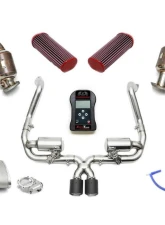 Fabspeed GT420 STREET Performance Package w/ Polished Stainless Steel Tips Porsche 981 Cayman GT4 2015-2016                                     - FS.POR.981GT4.GT420PKGP - Image 10