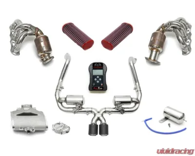 Fabspeed GT420 STREET Performance Package w/ Polished Stainless Steel Tips Porsche 981 Cayman GT4 2015-2016 - FS.POR.981GT4.GT420PKGP