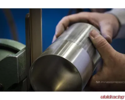 Fabspeed Single-Wall Tips w/ Polished Stainless Steel Tips Porsche 981 Cayman GT4 2015-2016 - FS.POR.981GT4.SWTP