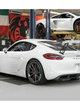 Fabspeed Single-Wall Tips w/ Polished Stainless Steel Tips Porsche 981 Cayman GT4 2015-2016                                     - FS.POR.981GT4.SWTP - Image 3