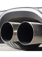 Fabspeed Single-Wall Tips w/ Polished Stainless Steel Tips Porsche 981 Cayman GT4 2015-2016                                     - FS.POR.981GT4.SWTP - Image 5