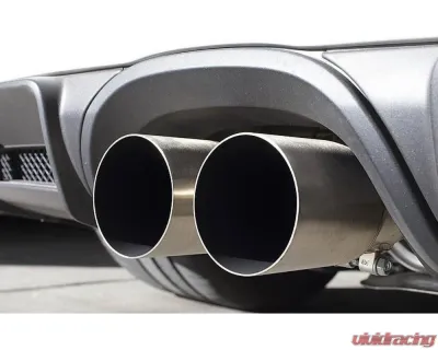 Fabspeed Single-Wall Tips w/ Polished Stainless Steel Tips Porsche 981 Cayman GT4 2015-2016 - FS.POR.981GT4.SWTP