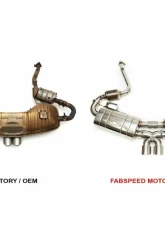 Fabspeed Maxflo Performance Race Cat Bypass Exhaust System w/ Satin Black Tips Porsche 986 Boxster 1997-1999                                     - FS.POR.9861.MAXRB - Image 2