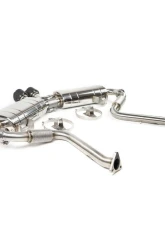 Fabspeed Maxflo Performance Race Cat Bypass Exhaust System w/ Carbon Fiber Tips Porsche 986 Boxster 1997-1999                                     - FS.POR.9861.MAXRC - Image 3