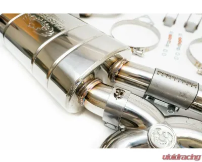 Fabspeed Maxflo Performance Race Cat Bypass Exhaust System w/ Satin Black Tips Porsche 986 Boxster 1997-1999 - FS.POR.9861.MAXRB