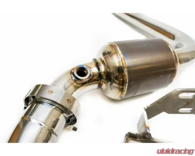 Fabspeed Maxflo Performance Race Cat Bypass Exhaust System w/ Satin Black Tips Porsche 986 Boxster 1997-1999 - FS.POR.9861.MAXRB
