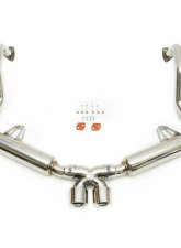 Fabspeed Supercup Race Exhaust System w/ Satin Black Tips Porsche 987 Boxster | Cayman 2005-2008                                     - FS.POR.987.SCUPB - Image 9