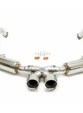 Fabspeed Supercup Race Exhaust System w/ Satin Black Tips Porsche 987 Boxster | Cayman 2005-2008                                     - FS.POR.987.SCUPB - Image 2